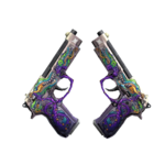 StatTrak™ Dual Berettas | Flora Carnivora